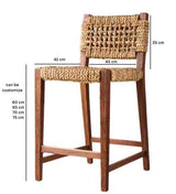 Boho Barchair | BAYU - onehappyhome