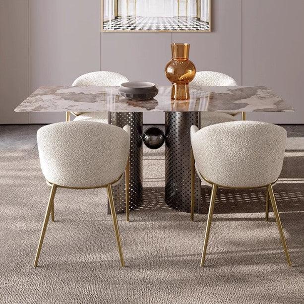 Boucle Dining Chair | CHARLENE - onehappyhome