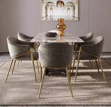 Boucle Dining Chair | CHARLENE - onehappyhome