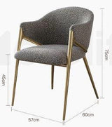 Boucle Dining Chair | CHARLENE - onehappyhome