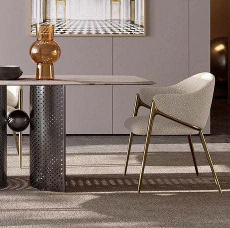 Boucle Dining Chair | CHARLENE - onehappyhome