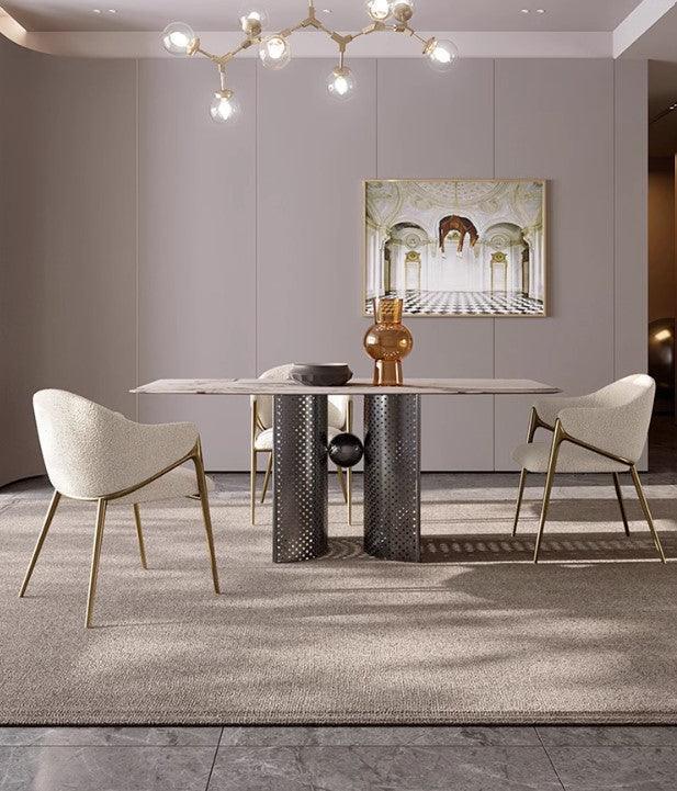 Boucle Dining Chair | CHARLENE - onehappyhome