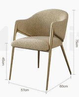 Boucle Dining Chair | CHARLENE - onehappyhome