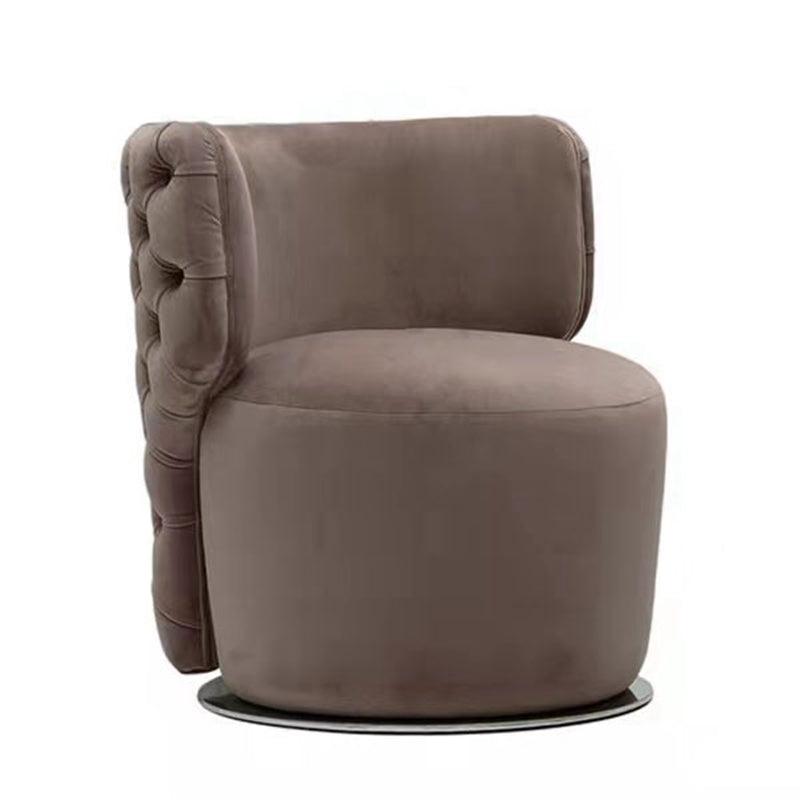 pouf swivel accent chair