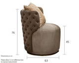 Bouclé Lounge Accent Chair | CHANICE - onehappyhome