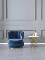 Bouclé Lounge Swivel Chair | FARAH - onehappyhome