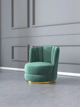 Bouclé Lounge Swivel Chair | FARAH - onehappyhome