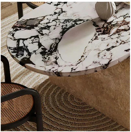 Calacatta Dining Table | AVA - onehappyhome