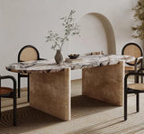 Calacatta Dining Table | AVA - onehappyhome