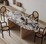Calacatta Dining Table | AVA - onehappyhome