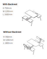 Canteen Table and Chairs Set | PAVANA - onehappyhome