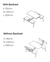 Canteen Table and Chairs Set | PAVANA - onehappyhome