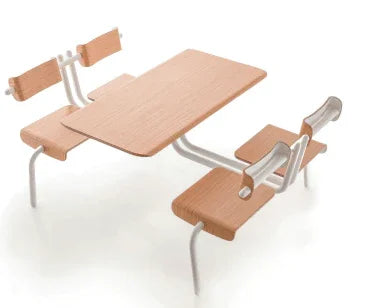Canteen Table and Chairs Set | PAVANA - onehappyhome