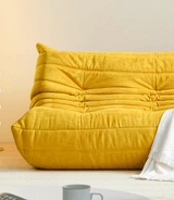 yellow ginger 3-seater caterpillar sofa