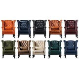 Chesterfield Accent Lounge Chair | SASHA - onehappyhome