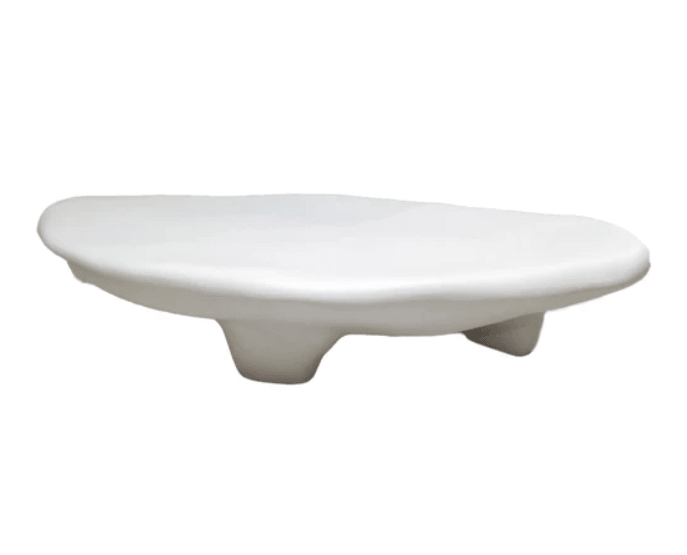 white coffee table