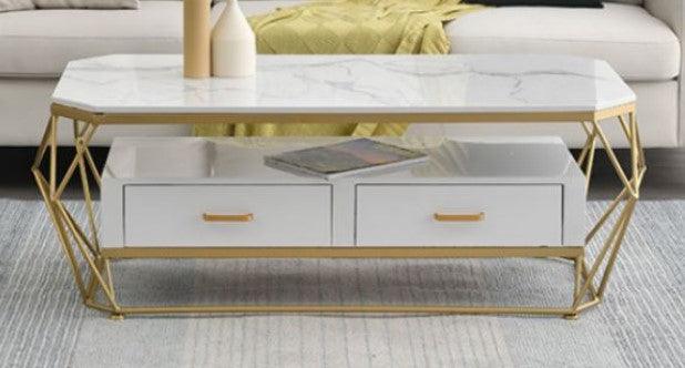 Coffee Table with Drawers | CHARLOTTE - onehappyhome