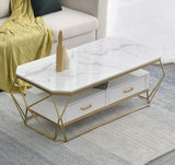 Coffee Table with Drawers | CHARLOTTE - onehappyhome