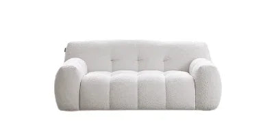 Cotton Candy Boucle Sofa | AMALA - onehappyhome