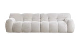 Cotton Candy Boucle Sofa | AMALA - onehappyhome
