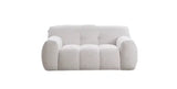 Cotton Candy Boucle Sofa | AMALA - onehappyhome