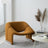 wool boucle armchair