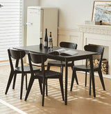 Vaidehi black dining side chair