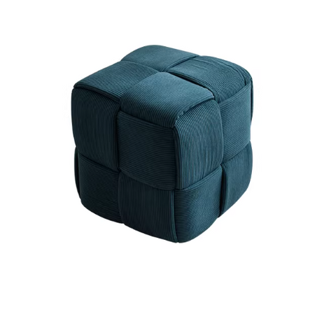 Woven Cube Pouf | LUMO