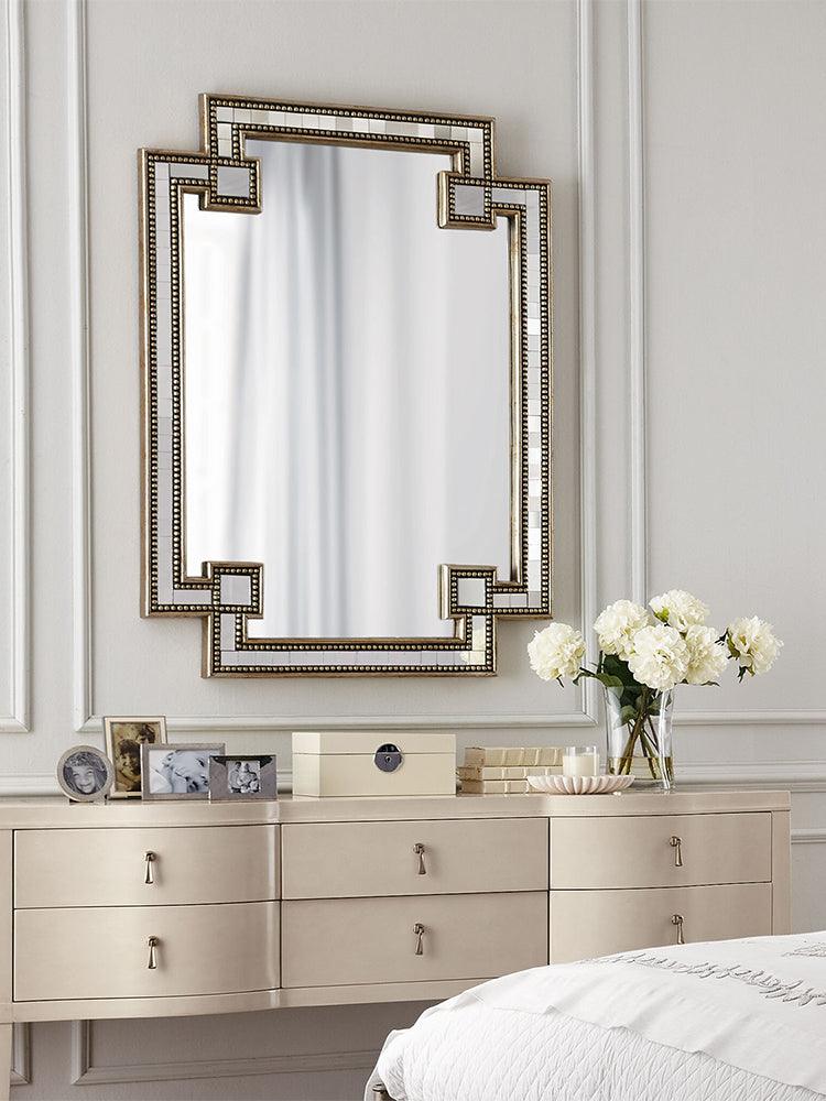 decorative wall  accent rectangle mirror