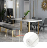 Dining Bench in Gold Frame | DEXTER - onehappyhome