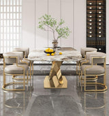 gold dining chair