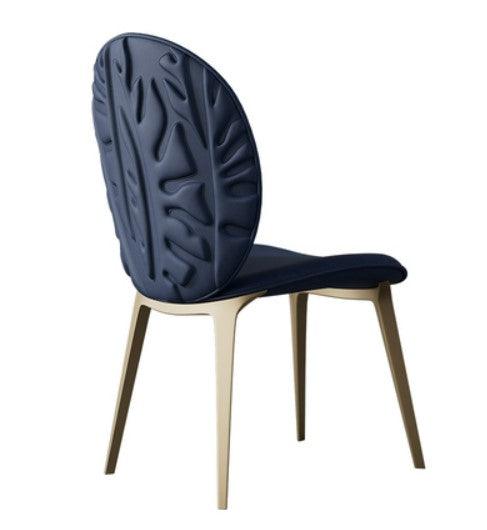 navy blue dining chair