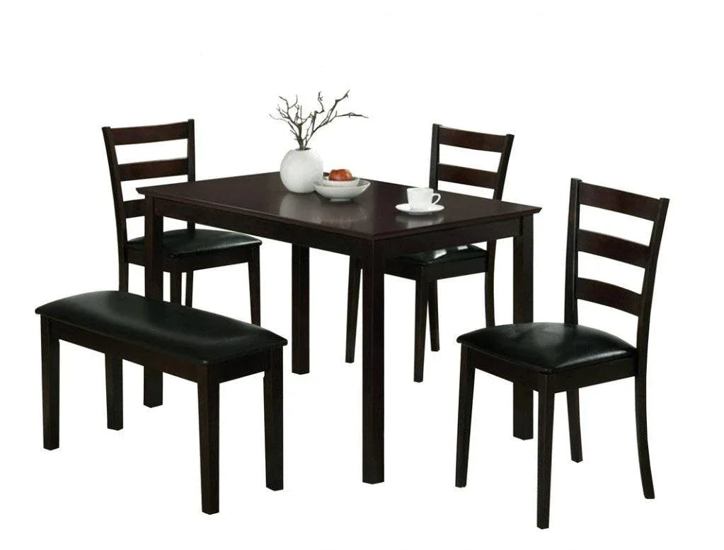 Dining Table Set (1 Dining Table + 3 Chairs + 1 Bench) | SAHAYA - onehappyhome