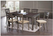 Dining Table Set (1 Dining Table + 6 Chairs) | EUNICE - onehappyhome