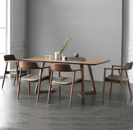 solid wood dining set in Singapore