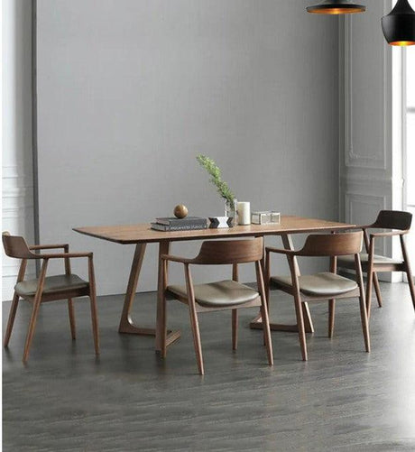 affordable wood dining table and chairs