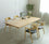 Dining Table with Transparent Legs | IVY - onehappyhome