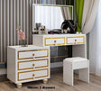 Dressing Table and Stool Set | DANICA - onehappyhome