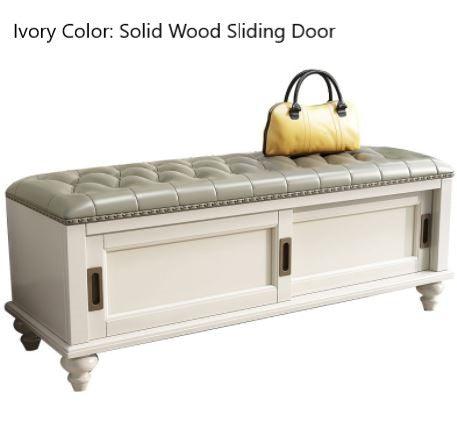 Entryway Storage Bench | CALLIE - onehappyhome