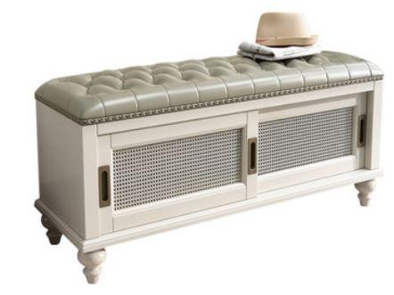 Entryway Storage Bench | CALLIE - onehappyhome