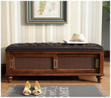 Entryway Storage Bench | CALLIE - onehappyhome