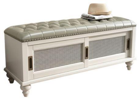 Entryway Storage Bench | CALLIE - onehappyhome