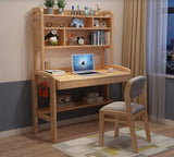 study table with bookshelf