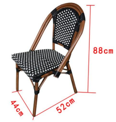 French Retro Rattan Dining Chair | ADRIENNE - onehappyhome