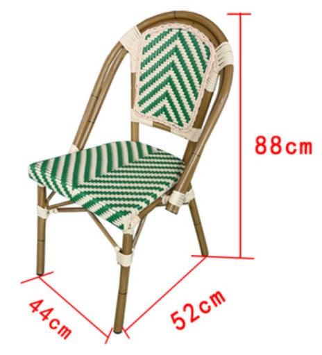 French Retro Rattan Dining Chair | ADRIENNE - onehappyhome