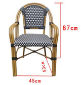 French Retro Rattan Dining Chair | ADRIENNE - onehappyhome