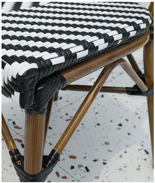 French Retro Rattan Dining Chair | ADRIENNE - onehappyhome