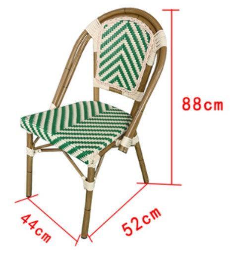 French Retro Rattan Dining Chair | ADRIENNE - onehappyhome