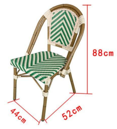 French Retro Rattan Dining Chair | ADRIENNE - onehappyhome