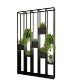 Industrial Metal Divider and Decorative Partition Planters | SABITA - onehappyhome